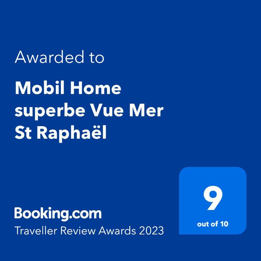 Mobil Home Superbe Vue Mer St Raphael Saint-Raphaël 外观 照片